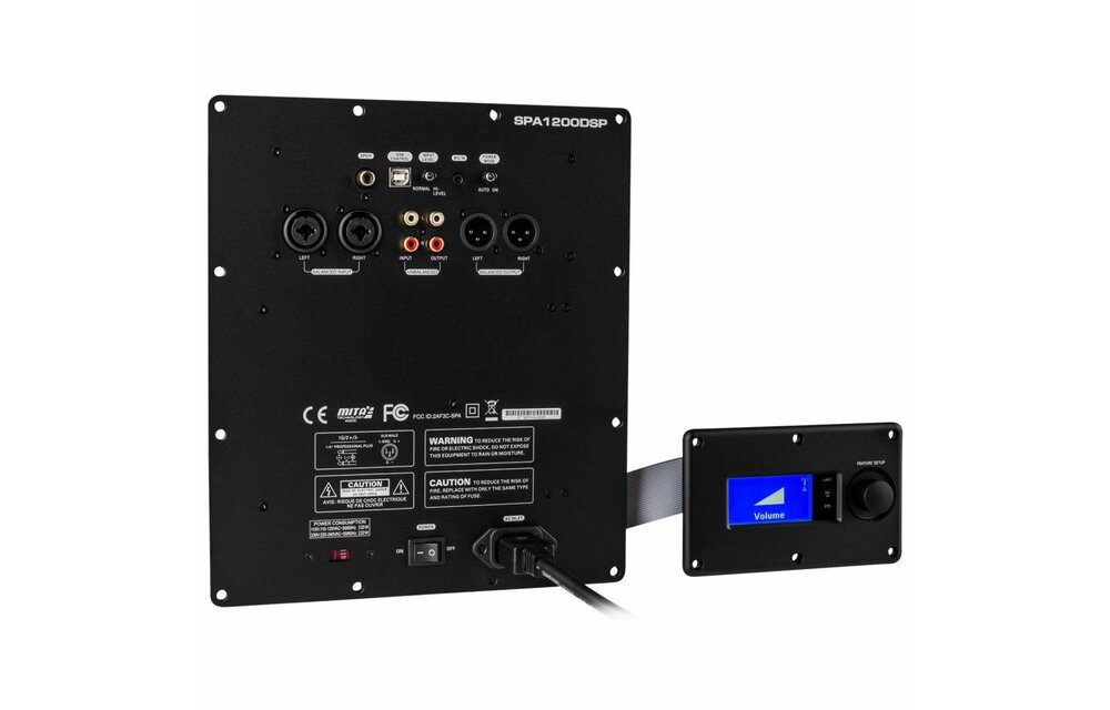 SPA1200DSP 1200W Subwoofer Amplifier with DSP