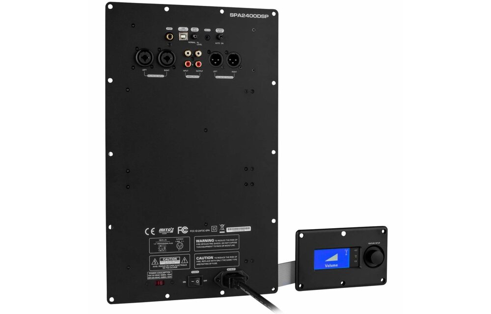 SPA2400DSP 2400W Subwoofer Amplifier with DSP