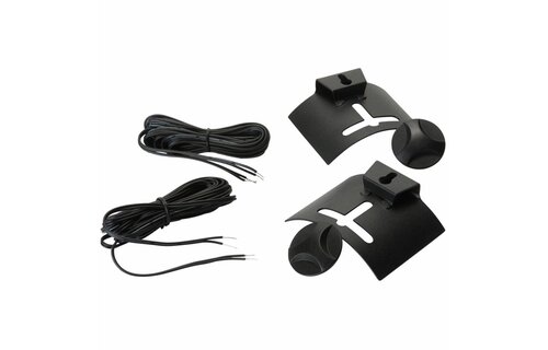 SAT-BK 3-3/4" 2-Way Satellite Speaker Pair Black