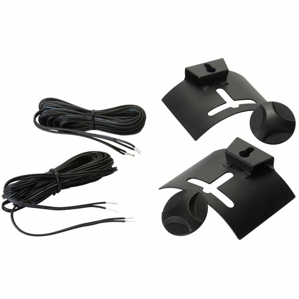 SAT-BK 3-3/4" 2-Way Satellite Speaker Pair Black