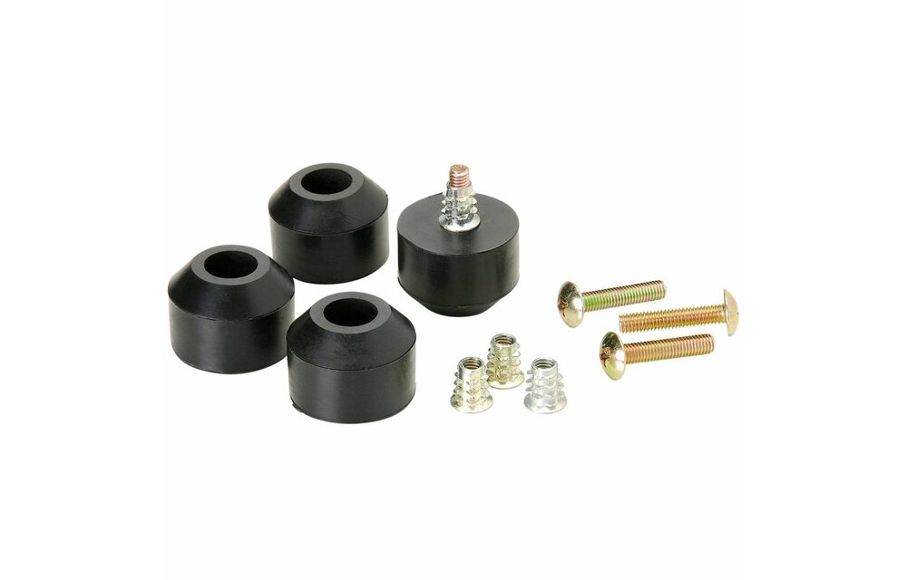 DRFS1 1-3/8" x 1" Heavy Duty Rubber Feet 4 Pcs.