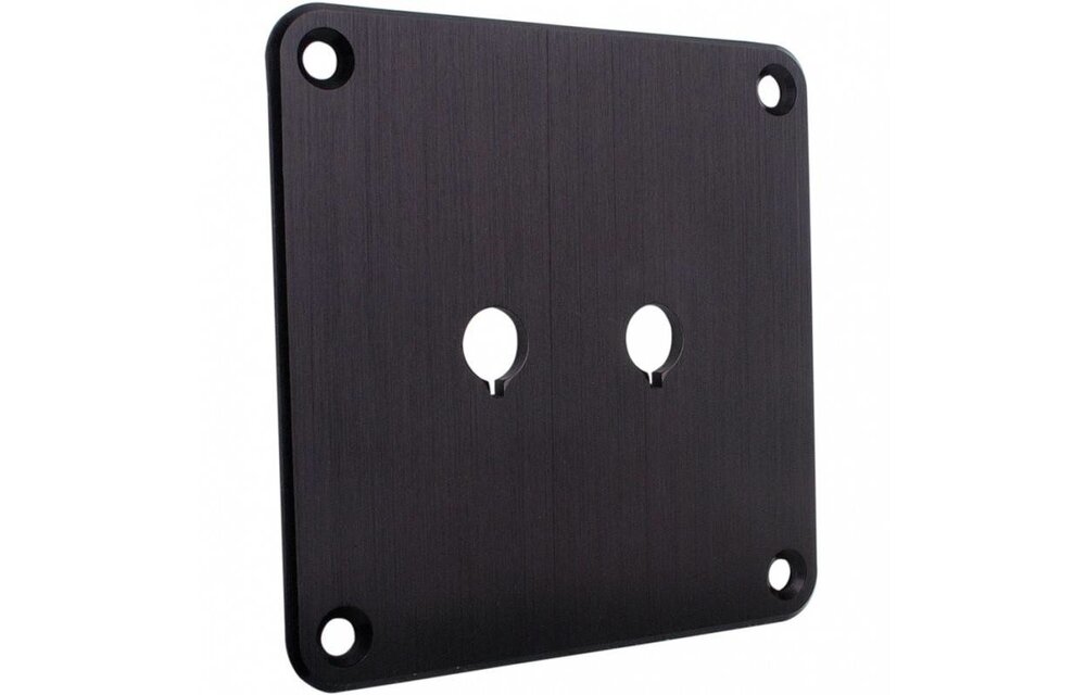 SBPP-BK Binding Post Plate Black Anodized