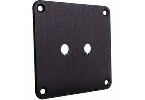 SBPP-BK Binding Post Plate Black Anodized