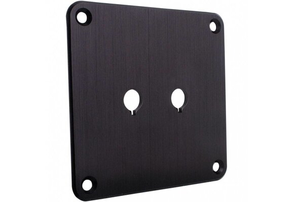 SBPP-BK Binding Post Plate Black Anodized