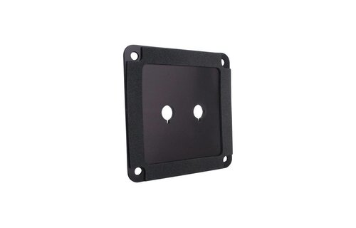SBPP-BK Binding Post Plate Black Anodized