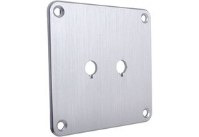 SBPP-SI Binding Post Plate Silver Anodized