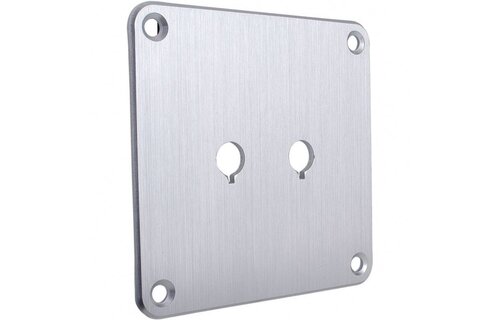 SBPP-SI Binding Post Plate Silver Anodized