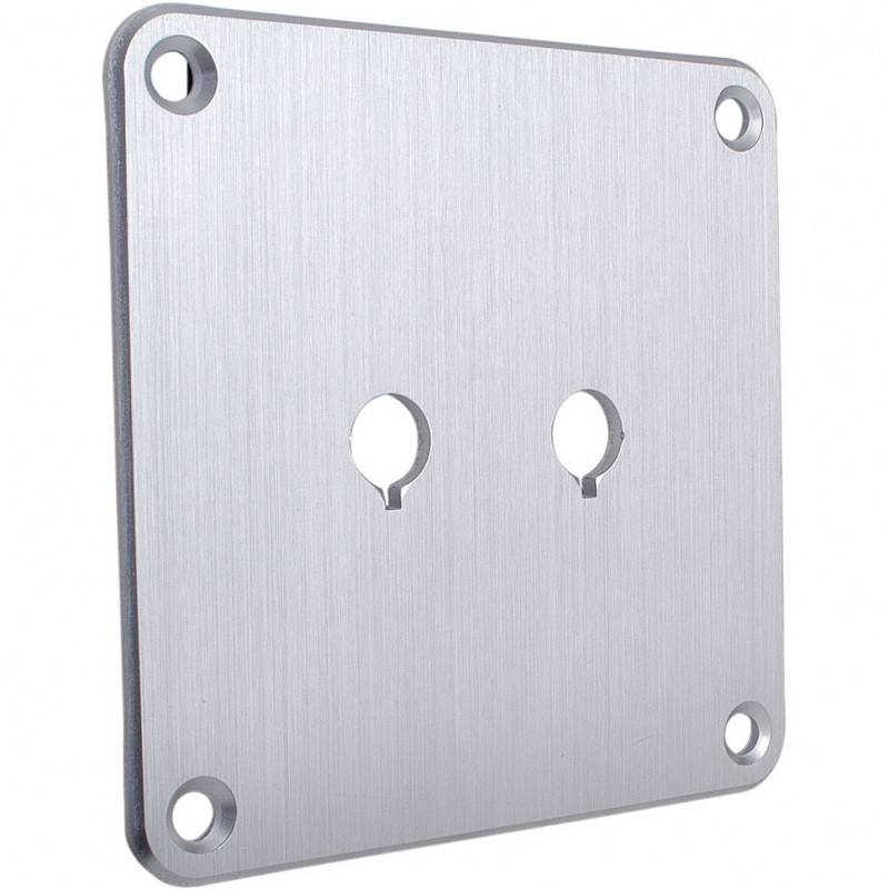SBPP-SI Binding Post Plate Silver Anodized