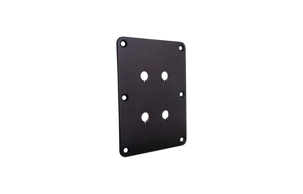 DBPP-BK Double Binding Post Plate Black Anodized