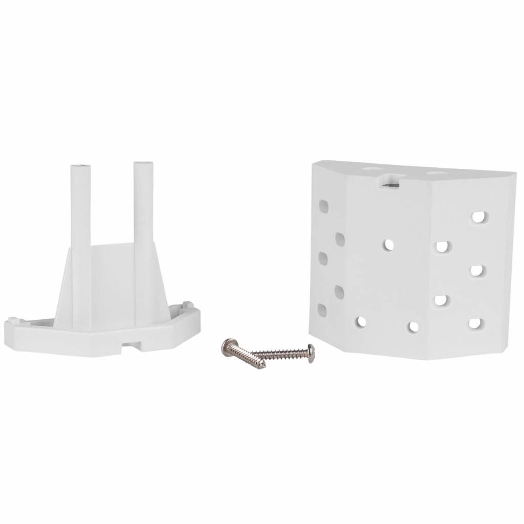 QS204W-4 Quadrant 70V / 100V Indoor/Outdoor Speaker Pair with 4 Ohm Bypass - White