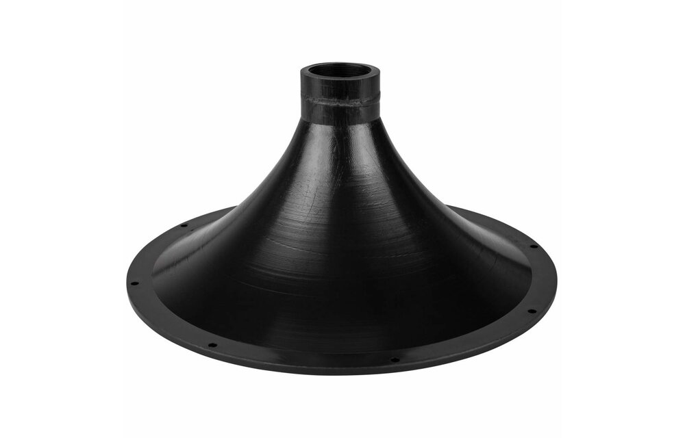 H10RW 10" Round Waveguide 1-3/8"- 18 TPI