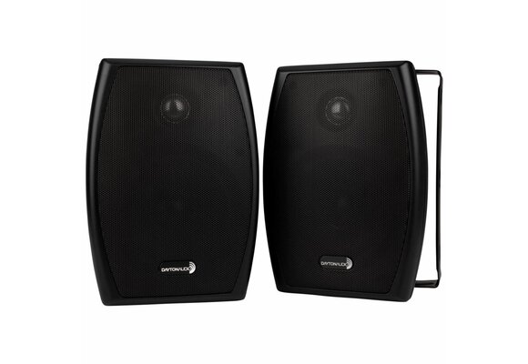 IO525BT 5-1/4" 2-Way 70V Indoor/Outdoor Speaker Pair Black