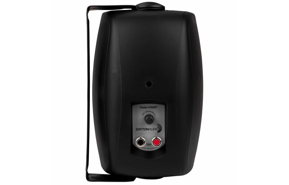 IO525BT 5-1/4" 2-Way 70V Indoor/Outdoor Speaker Pair Black