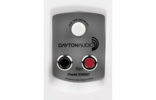 IO655WT 6-1/2" 2-Way 70V Indoor/Outdoor Speaker Pair White