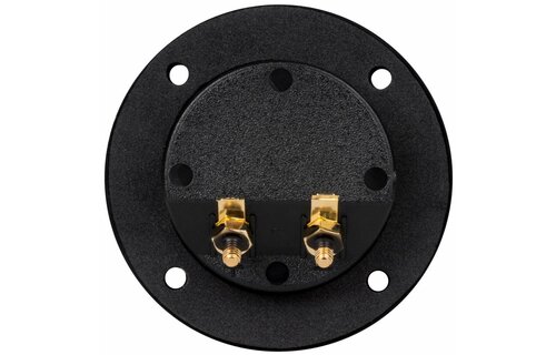 Round Speaker Terminal Cup 2-15/16" Gold Banana Binding Post