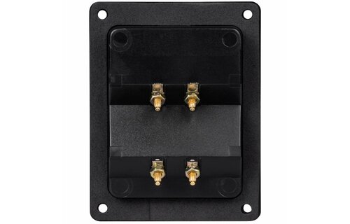 Gold Plated Bi-Amp Speaker Wire Terminal Cup Banana Binding Post