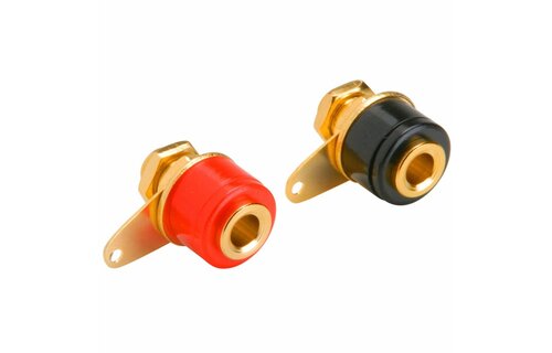 Gold Plated Banana Jack Pair