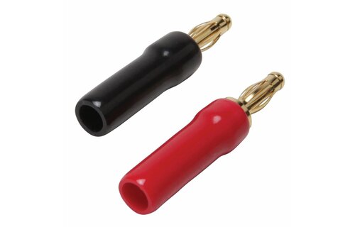 Gold Plated Screw Type Banana Plugs 18-12 AWG 1 Pair