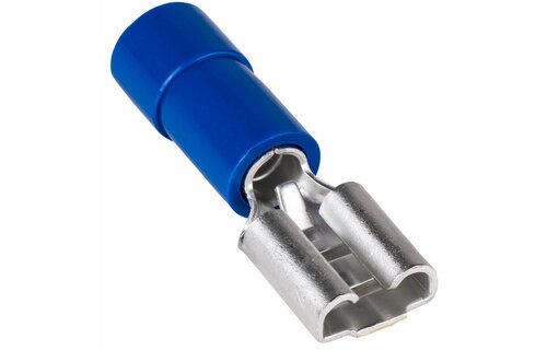 (16-14) Female Disconnect Crimp Terminal Blue
