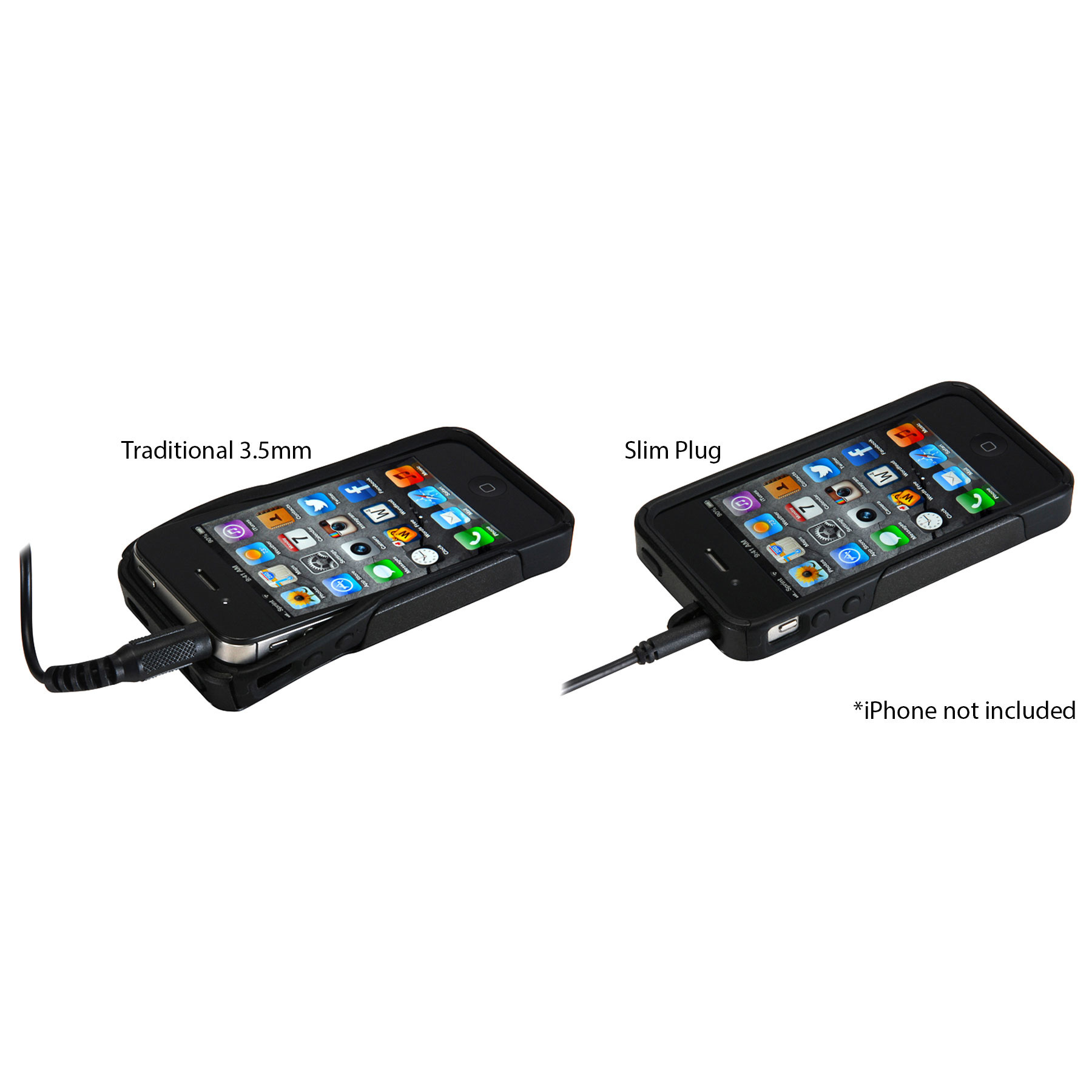 3.5mm Male to Female Slim-Plug Shielded Extension Cable 1.8 meter