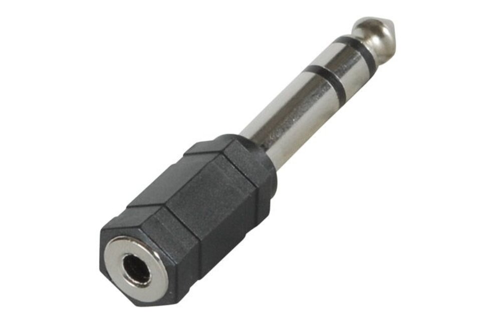3.5mm Stereo Jack To 1/4" Stereo Plug Adapter