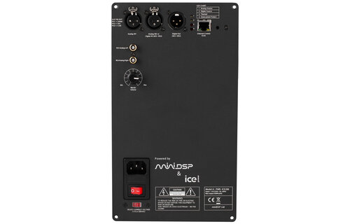 PWR-ICE250 2x250 Watt DSP ICEpower Plate Amplifier