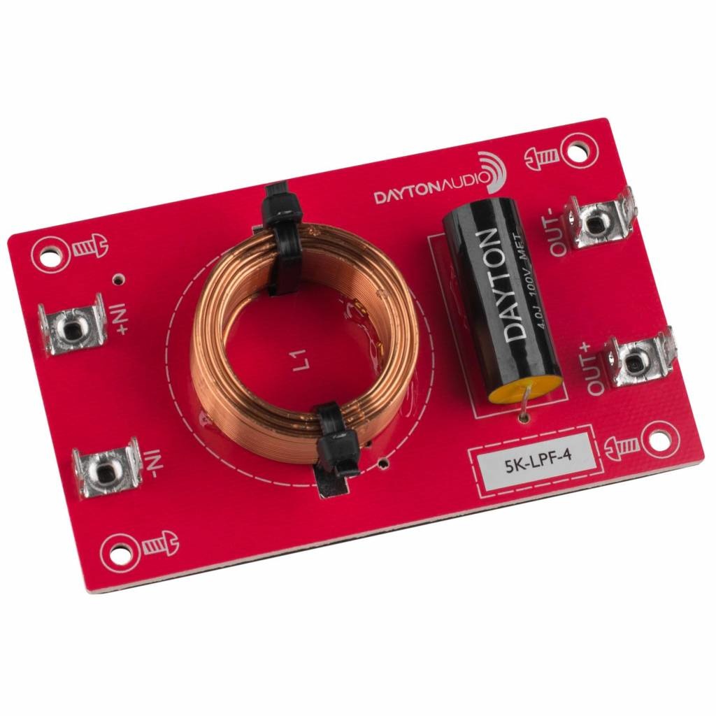Low Pass Speaker Crossover 12 dB/Octave, 4 Ohm