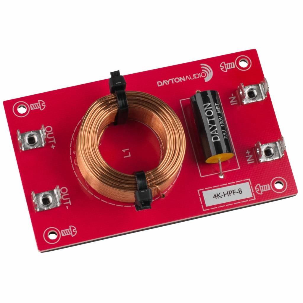 High Pass Speaker Crossover 12 dB/Octave, 8 Ohm