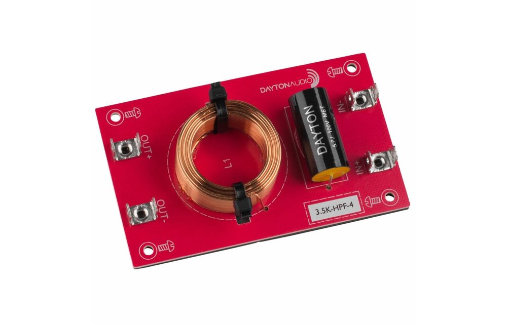 High Pass Speaker Crossover 12 dB/Octave, 4 Ohm