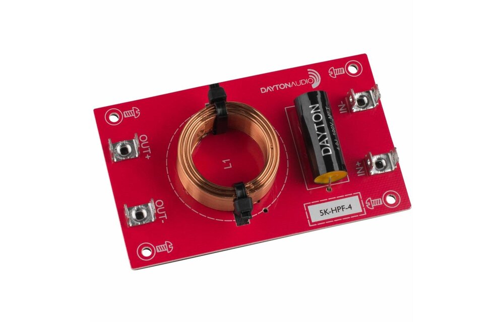 High Pass Speaker Crossover 12 dB/Octave, 4 Ohm