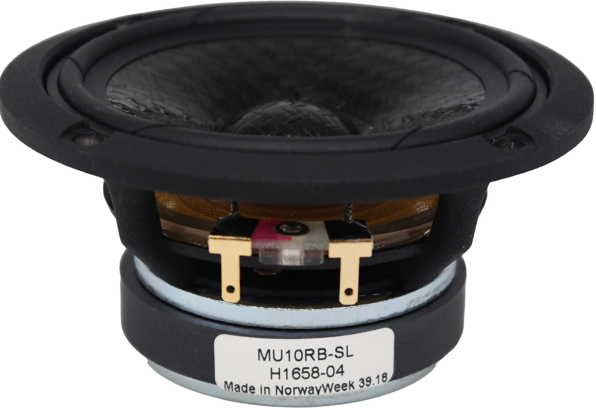 Prestige MU10RB-SL - H1658-04 4" Woven Poly Cone Midrange