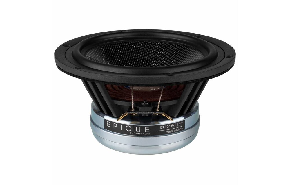 Epique E160CF-8 5-1/4" Carbon Fiber Cone Neodymium Driver 8 Ohm