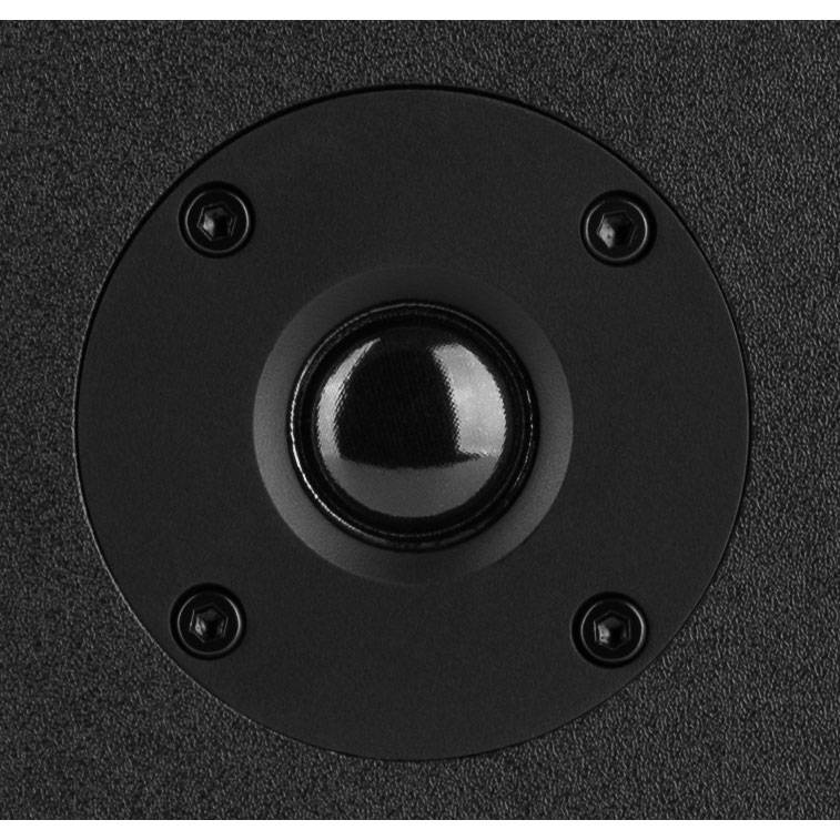 MK402BTX Powered Bluetooth 2-Way Bookshelf Speaker Pair with 3.5mm Aux In