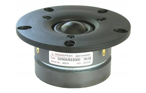 Discovery D2604/833000 1" Textile Dome Tweeter