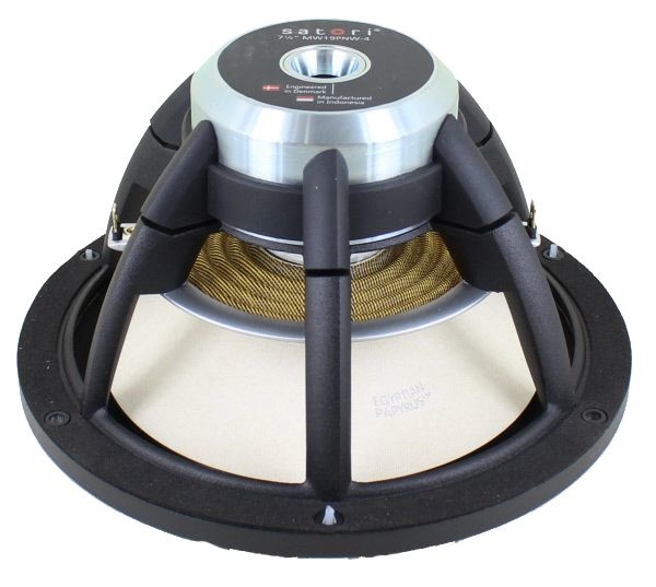Satori MW19PNW-4 7.5" White Egyptian Reed Cone Woofer