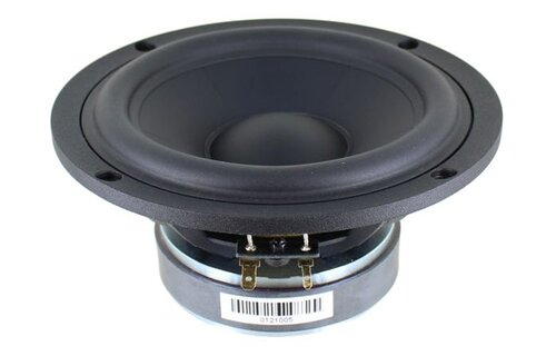 SB17NBAC35-8 6" Black Aluminum Cone Woofer