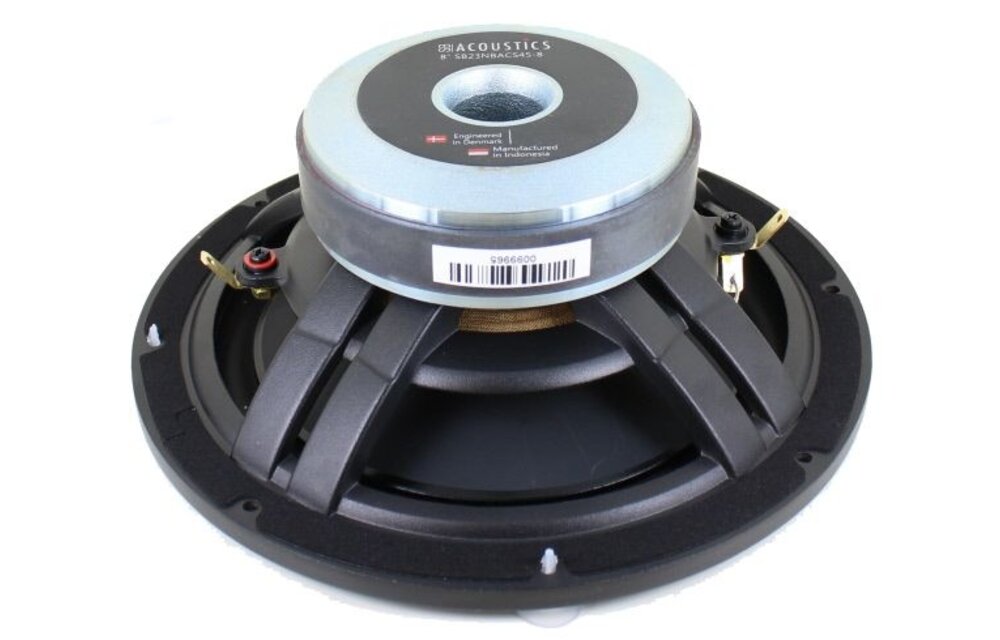 SB23NBACS45-8 8" Black Aluminum Cone Woofer