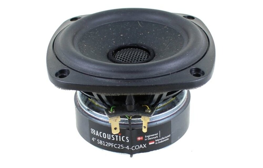 SB12PFC25-4-COAX 4" Coaxial Midwoofer