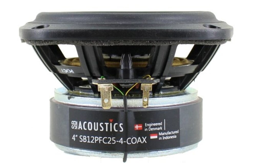 SB12PFC25-4-COAX 4" Coaxial Midwoofer