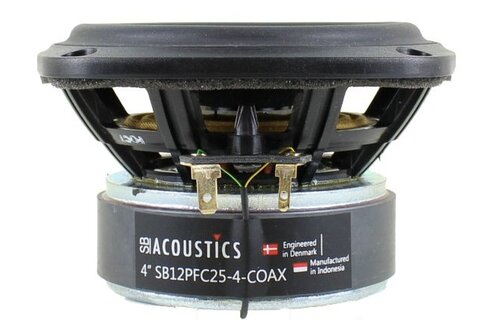 SB12PFC25-4-COAX 4" Coaxial Midwoofer