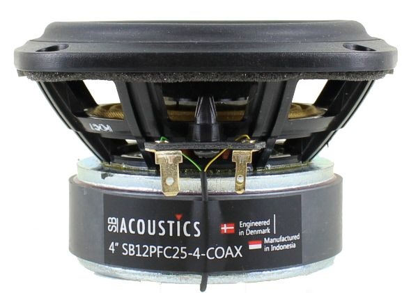 SB12PFC25-4-COAX 4" Coaxial Midwoofer