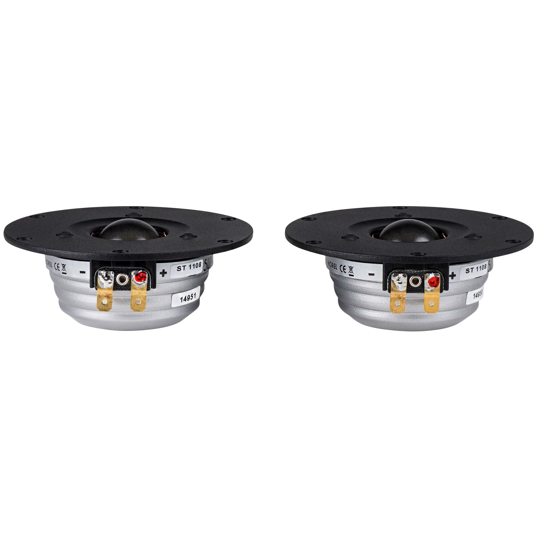 Supreme ST 1108 1" Dome Tweeter Matched Pair