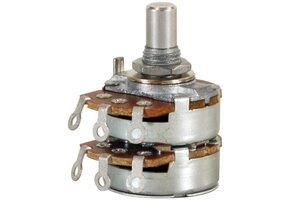 Audio Taper Stereo Potentiometer 1/4" Shaft
