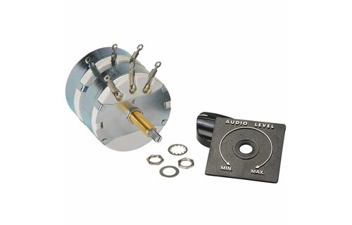 Speaker L-Pad Attenuator 100W Stereo 1" Shaft 8 Ohm