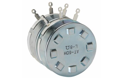 Speaker L-Pad Attenuator 100W Stereo 1" Shaft 8 Ohm