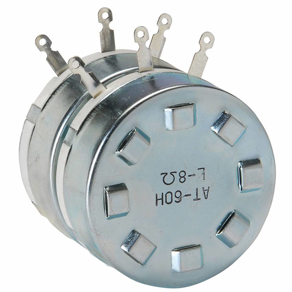 Speaker L-Pad Attenuator 100W Stereo 1" Shaft 8 Ohm