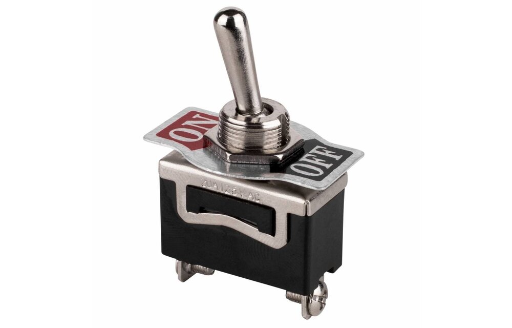 SPST Heavy Duty Toggle Switch with Screw Terminals