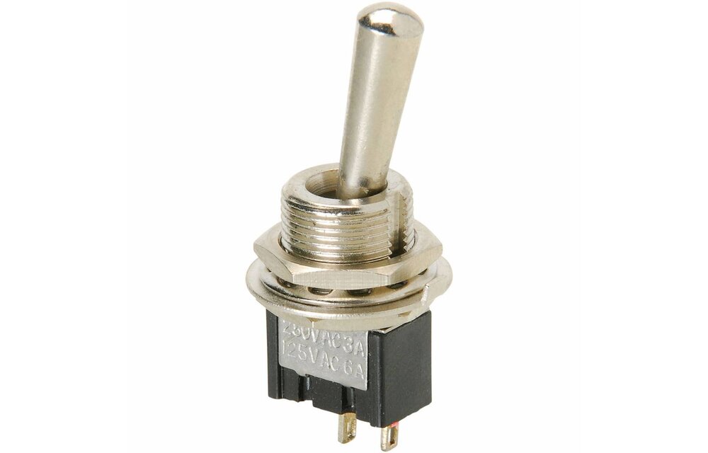 SPST Mini Toggle Switch with Tapered Knob