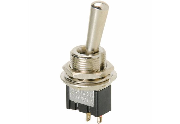 SPST Mini Toggle Switch with Tapered Knob