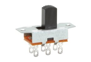 DPDT Slide Switch 1/2" Lever